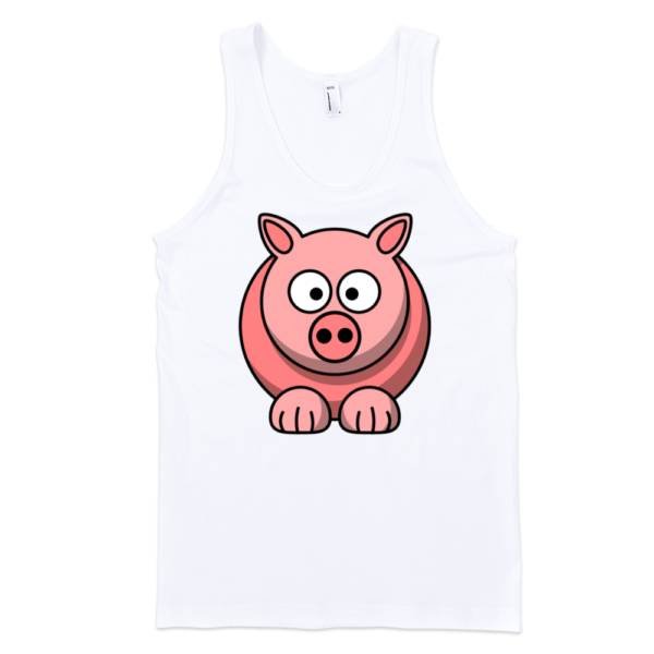 Piggy-Fine-Jersey-Tank-Top-Unisex-by-iTEE.com