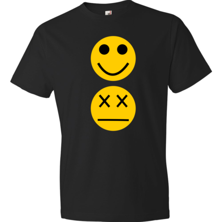 Smiley-Lightweight-Fashion-Short-Sleeve-T-Shirt-by-iTEE.com