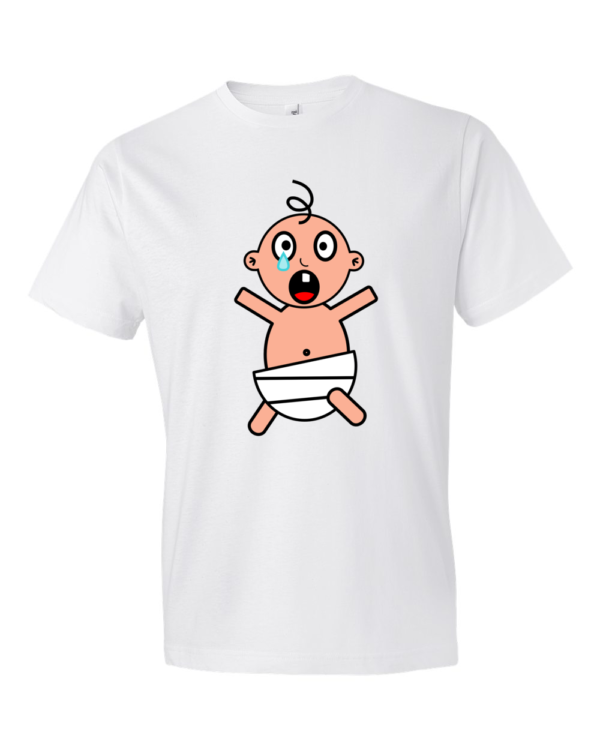 Crying-Baby-Lightweight-Fashion-Short-Sleeve-T-Shirt-by-iTEE.com