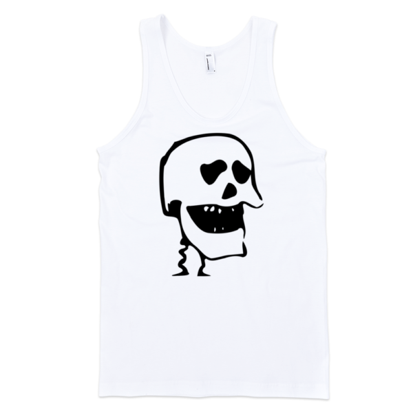 Laughing-Skull-Fine-Jersey-Tank-Top-Unisex-by-iTEE.com