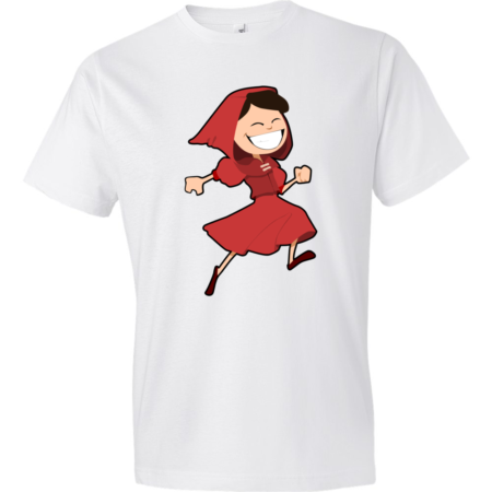 Little-Red-Riding-Hood-Lightweight-Fashion-Short-Sleeve-T-Shirt-by-iTEE.com