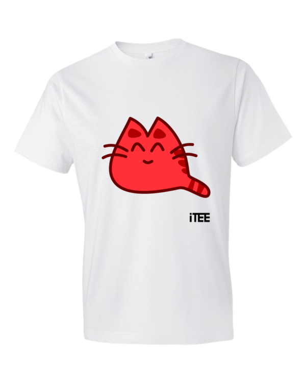 Happy-Cat-Lightweight-Fashion-Short-Sleeve-T-Shirt-by-iTEE.com