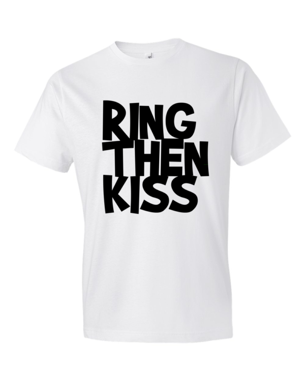 Ring-Then-Kiss-Lightweight-Fashion-Short-Sleeve-T-Shirt-by-iTEE.com