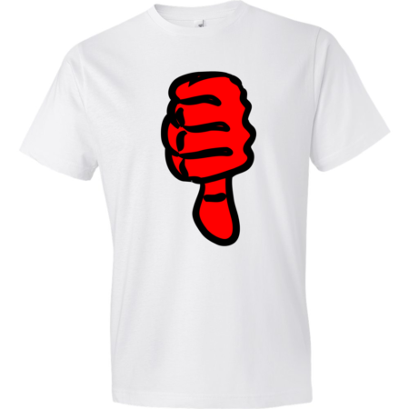 Thumb-Down-Lightweight-Fashion-Short-Sleeve-T-Shirt-by-iTEE.com