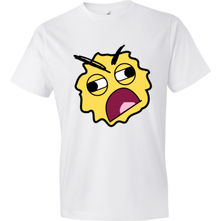 Tired-Smiley-Lightweight-Fashion-Short-Sleeve-T-Shirt-by-iTEE.com