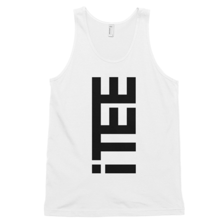 iTEE-White-Vertical-Logo-Front-Fine-Jersey-Tank-Top-Unisex-by-iTEE.com