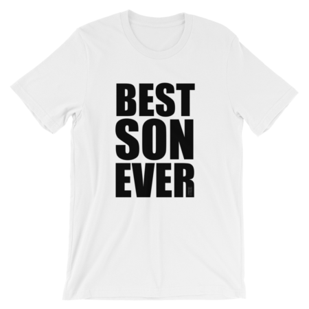 Best Son Ever Unisex Short Sleeve Jersey T-Shirt by iTEE